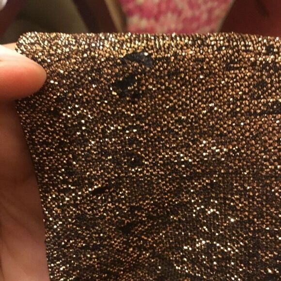 Retro 90s Vintage Metallic Gold Black Purple Blue Belted Zip up Jumpsuit 14 - Picture 13 of 15